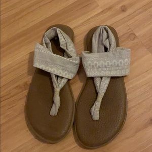 Sanuk Yoga Sandals with Strap | Womens 10